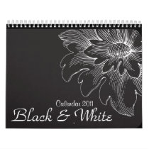 Black & White 2011 Calendar