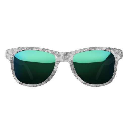 Black&White Abstract Bubble Pattern Sunglasses Zazzle