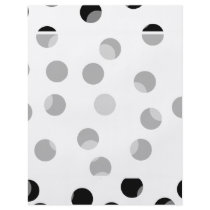 Black, white and gray spotty pattern. personalized flyer