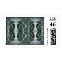 Black, White and Grey Design postage