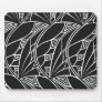 Black & White Art Nouveau Mousepad