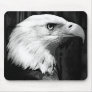 Black & White Bald Eagle Mousepad