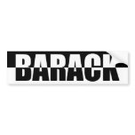 Black & White Barack Obama Bumper Sticker bumper stickers