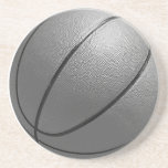 Black & White Basketball Drink Coasters