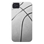 Black & White Basketball iPhone 4 Case-Mate Cases