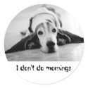 Black & White Basset Hound Sticker by azbassetrescue Black & White Basset Hound Sticker