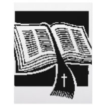 Black & White-bible-art design letterhead