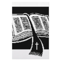 Black & White-bible-art design stationery