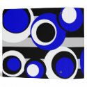 black white blue dots Black Stripes