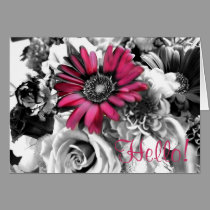 Black & White Bouquet cards by sharpcreations Black & White Bouquet cards