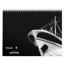 black + white calendars