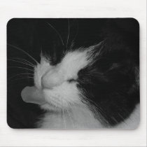 Black & White Cat mousepads