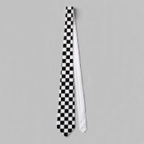 Black & White Checkerboard ties