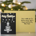 Black & White Christmas Card