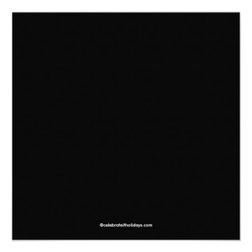 Black White Christmas Holiday Party Invitation