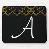 Black & White Citrus Cross Mousepad