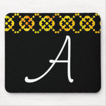 Black & White Citrus Cross Mousepad