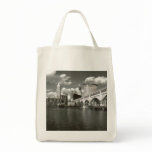 Black White Cleveland Organic Reusable Grocery Bag Black White Cleveland Organic Reusable Grocery Bag