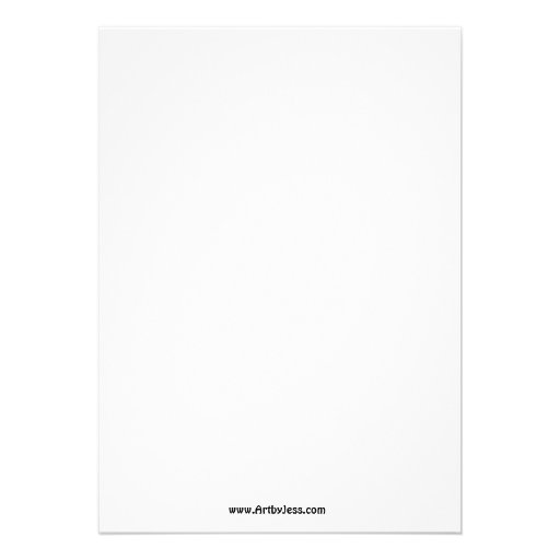 Black & White Cow 5x7 Birthday Invitation
