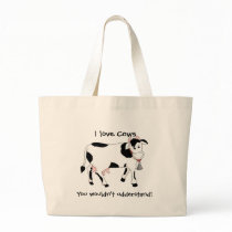 Black & White Cow bags