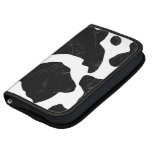 Black & White Cow Pattern Smartphone Folio Case Planner