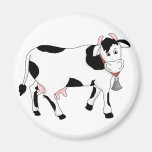 Black & White Cow Refrigerator Magnet