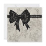 Black White Cream Swirl Party Invitation Template Black White Cream Swirl Party Invitation Template