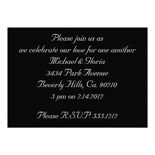 Black & White Damask Lavender Sparkle Heart Custom Announcements
