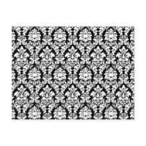 Black & White Damask Post Card