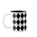 Black & White Diamonds mugs
