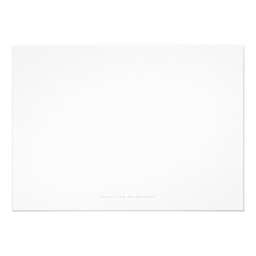 Black & White Elegant Script Wedding Invitation