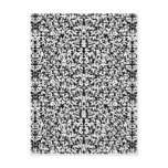 Black & White Filigree Postcard