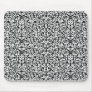 Black & White Filigree Vines Mousepad