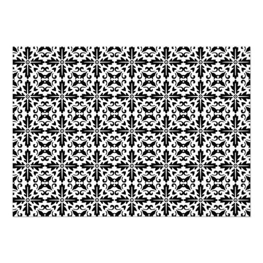 Black White Fine Dining Dinner Party Invitation