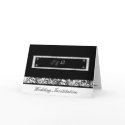 Black & white floral Wedding Invititation, cards