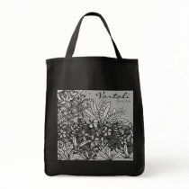 Black & White Flower Vartali Bag