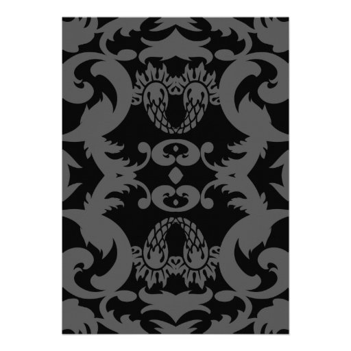 Black white formal PERSONALIZE Personalized Announcements