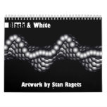 Black &amp; White Fractal Calendar