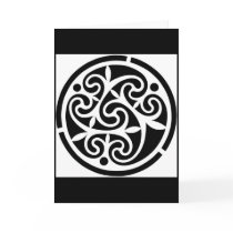Black & White Geometric Greeting Card