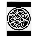 Black & White Geometric Greeting Card