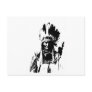 Black & White Geronimo Post Card