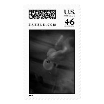 Black, White, & Goldfish postage by ssusser Black, White, & Goldfish postage
