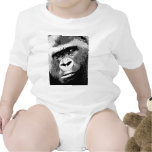 Black & White Gorilla Romper