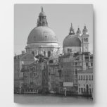 Black White Grand Canal Venice Italy Travel Plaque