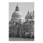 Black White Grand Canal Venice Italy Travel Stationery