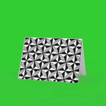 Black & White Graphic Design Greeting Card