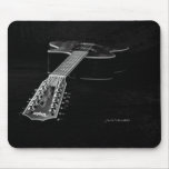Black & White Guitar Mouse Pads