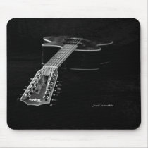 Black & White Guitar mousepads by DocPixel Black & White Guitar mousepads
