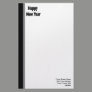 Black White Happy New Year