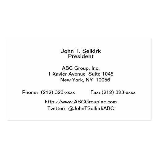 Black & White Houndstooth Pattern Business Card Templates (back side)